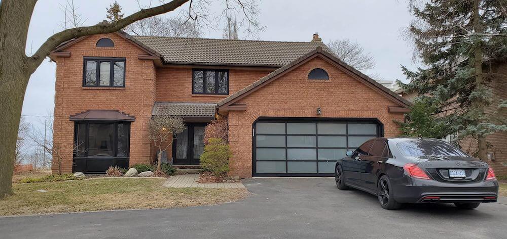 glass garage doors