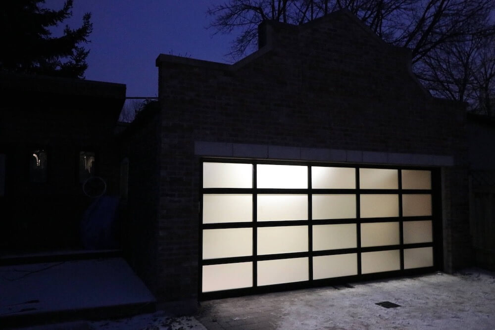 insulated glass garage doors