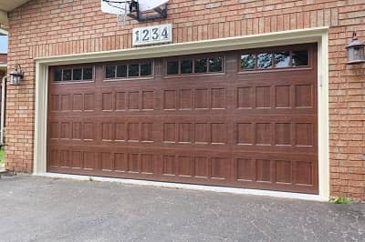 raised-panel-wood-garage-door